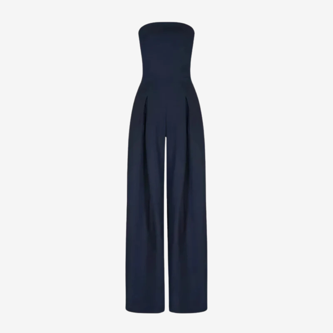 Celine | Mono Elegante Sin Tirantes de Corte Ajustado