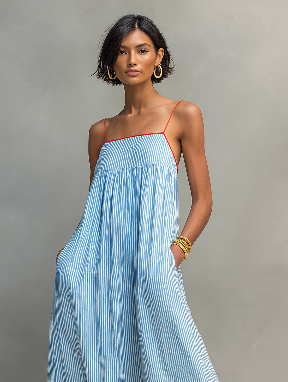Aurora | Vestido Rayas Brisa Mediterranea