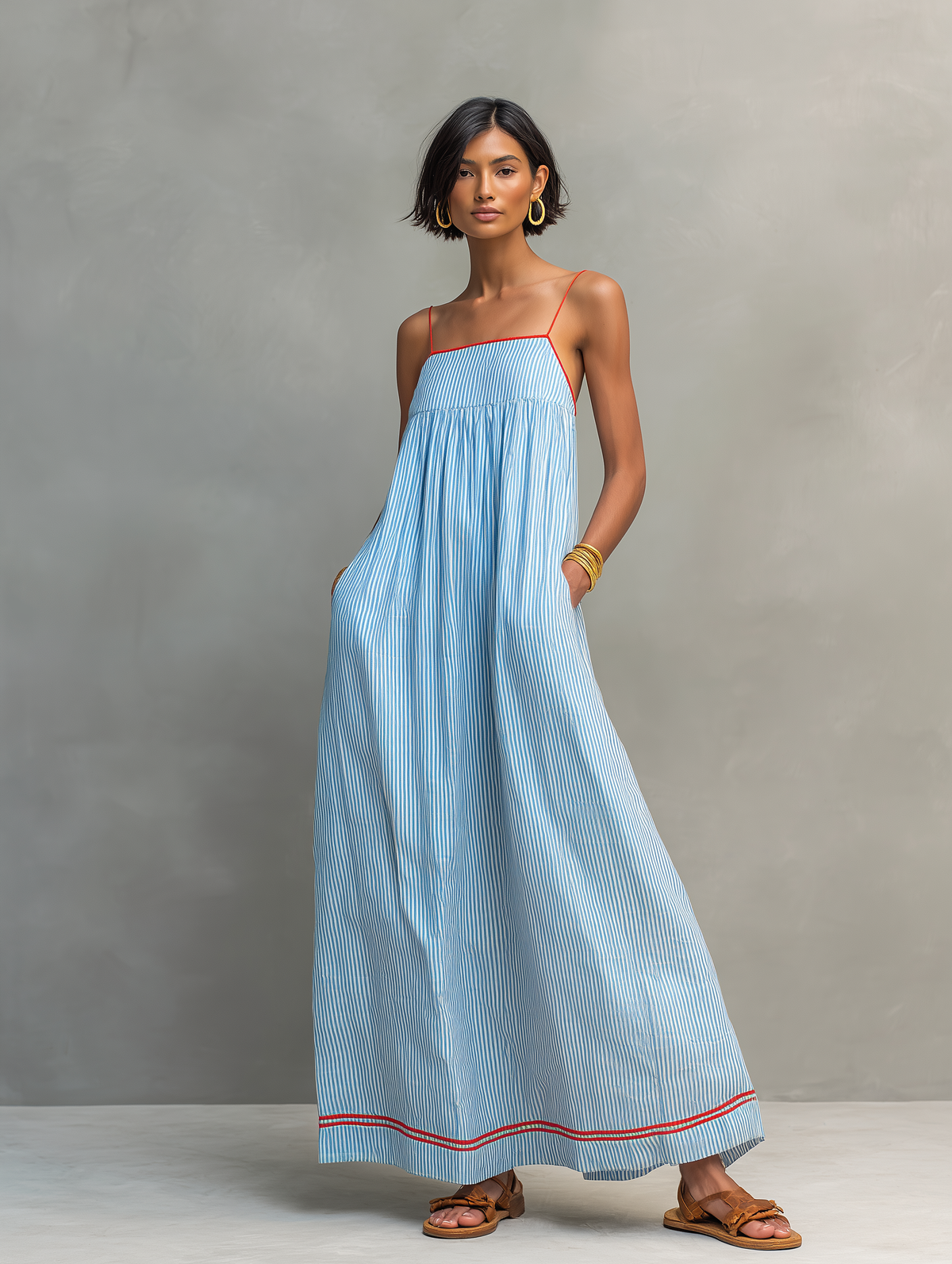 Aurora | Vestido Rayas Brisa Mediterranea
