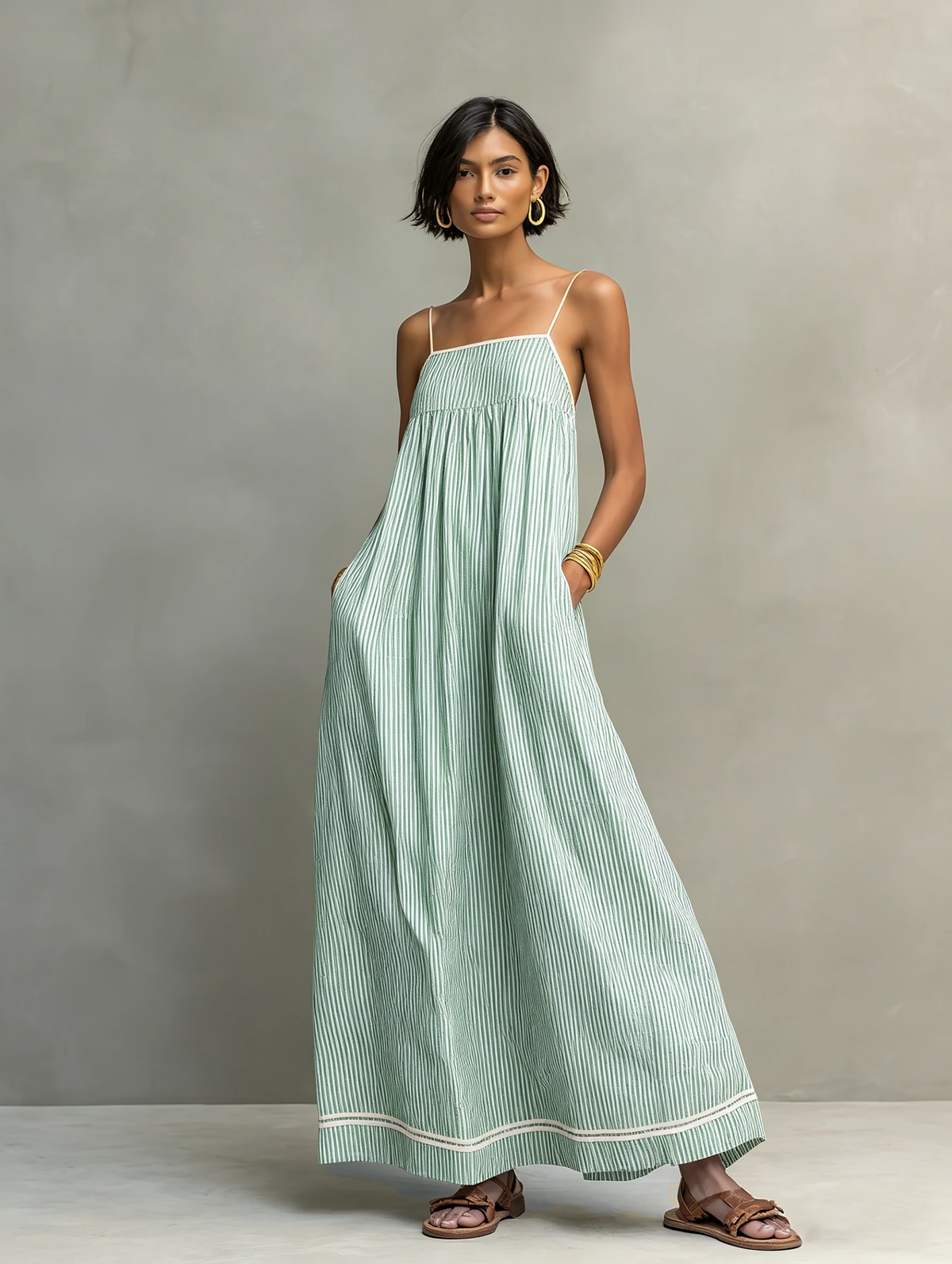 Aurora | Vestido Rayas Brisa Mediterranea